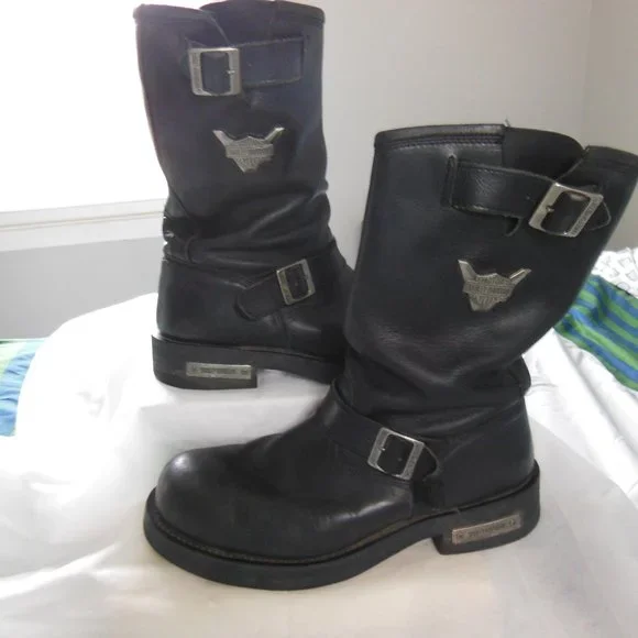 HARLEY-DAVIDSON MEN\'S SHIFT ENGINEER BOOTS. SIZE 13.5. PULL ON. Men main image 3